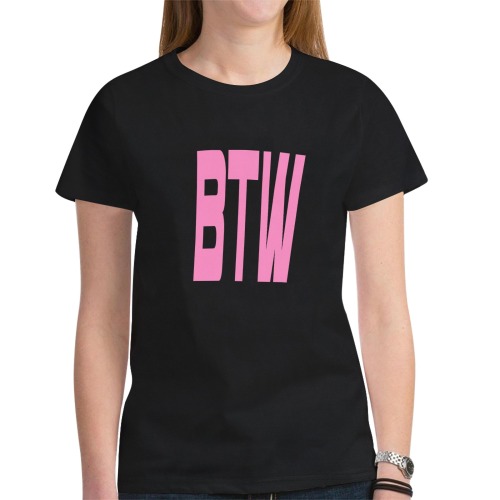 by the way New All Over Print T-shirt for Women (Model T45)