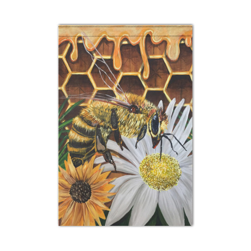 Busy Bee Garden Flag 12‘’x18‘’(Twin Sides)
