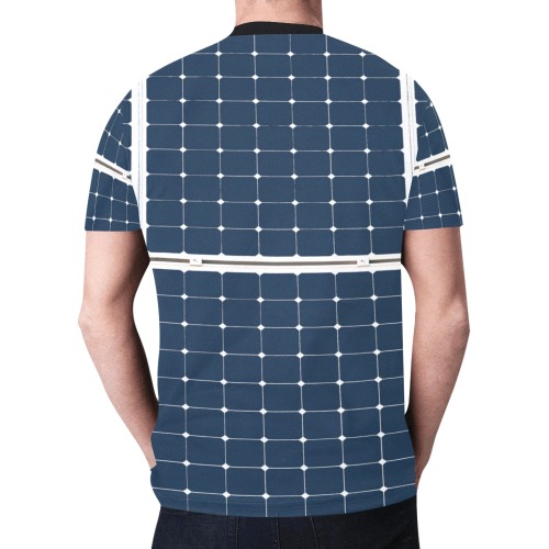 Solar Technology Power Panel Image Sun Energy New All Over Print T-shirt for Men (Model T45)