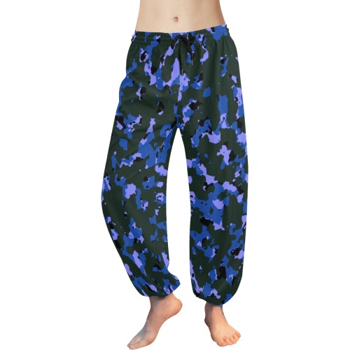 bluecamo Women's All Over Print Harem Pants (Model L18)