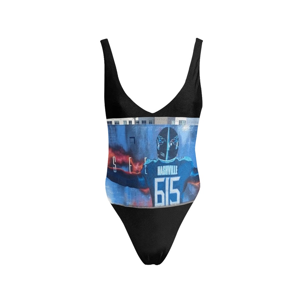 Tn Tough Womens Swimsuit Sexy Low Back One-Piece Swimsuit (Model S09)