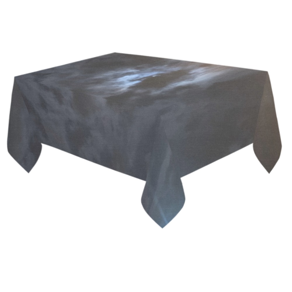 Mystic Moon Collection Cotton Linen Tablecloth 60"x 84"