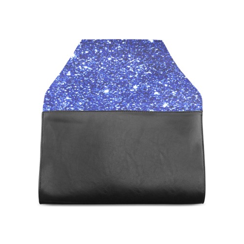 Royal Blue and White clutch Clutch Bag (Model 1630)
