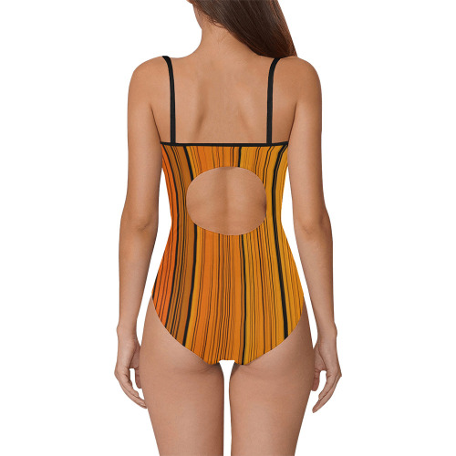 Butterfly Colors Strap Swimsuit ( Model S05)