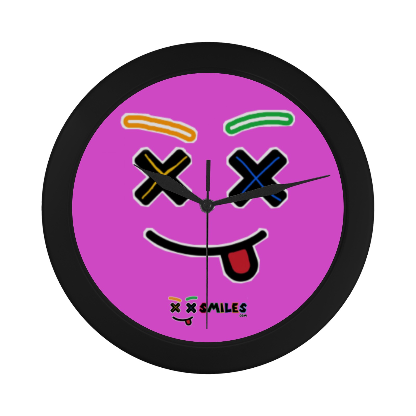 XXsmiles Wall Clock Circular Plastic Wall clock