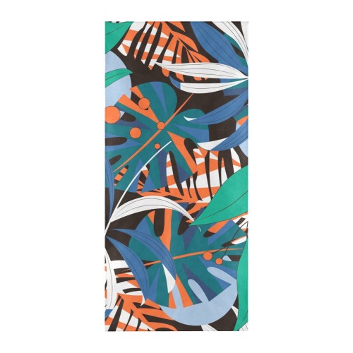 Beautiful Abstract Tropical Floral Beach Towel 32"x 71"