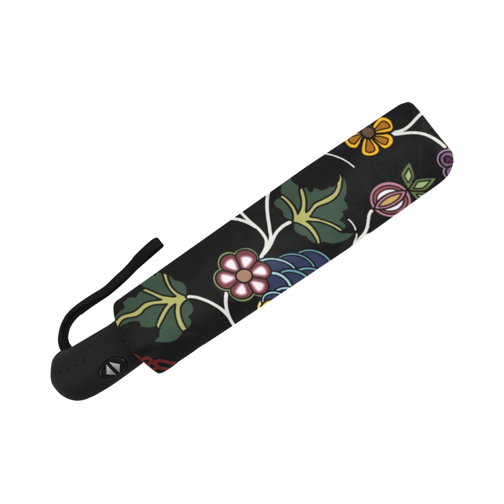 otter track floral Anti-UV Auto-Foldable Umbrella (U09)