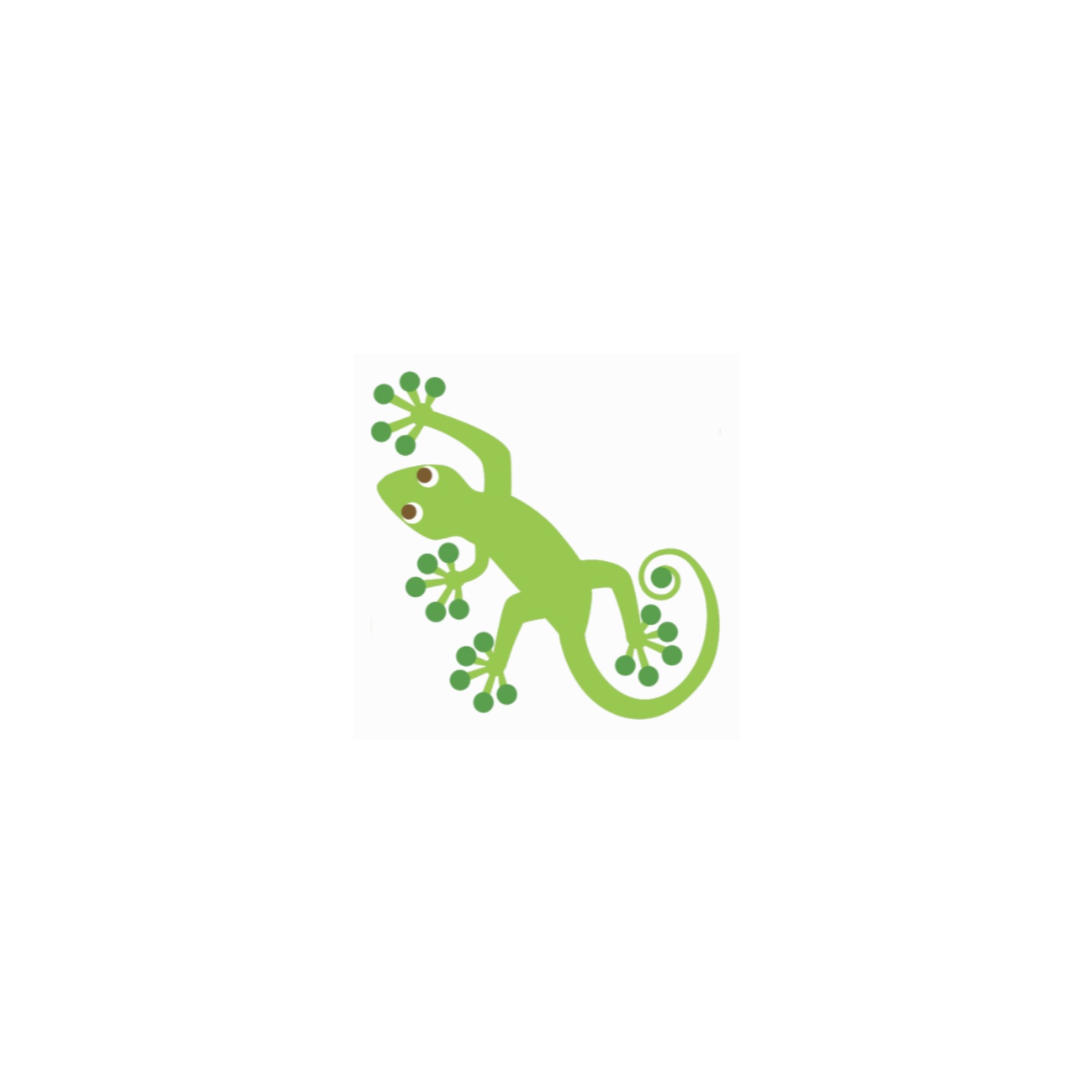 Lizard - Gecko - Great gift for kids Personalized Temporary Tattoo (15 Pieces)