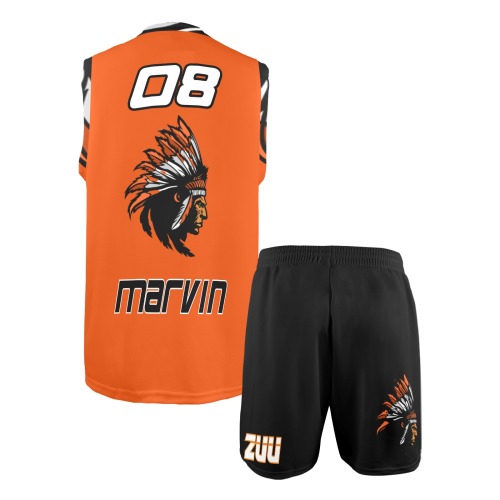 Basketball Outfit Marvin Men's V-Neck Basketball Uniform