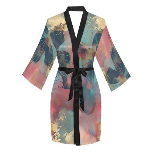 night Long Sleeve Kimono Robe