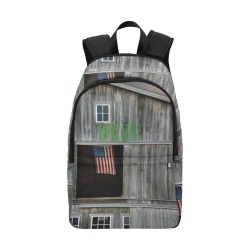 flag flying in barn window at sunset.jpg MARK HAYS Fabric Backpack for Adult (Model 1659)