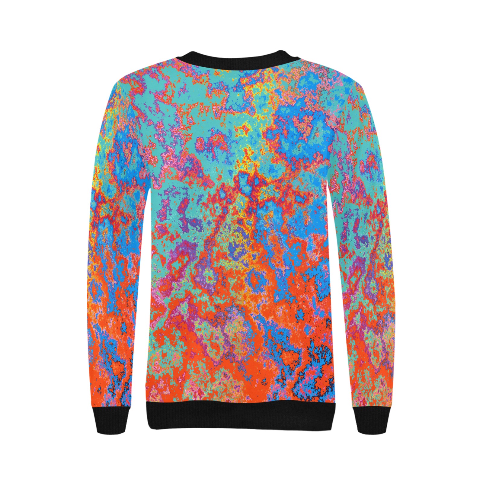 Sweatshirt #30 Women's Rib Cuff Crew Neck Sweatshirt (Model H34)