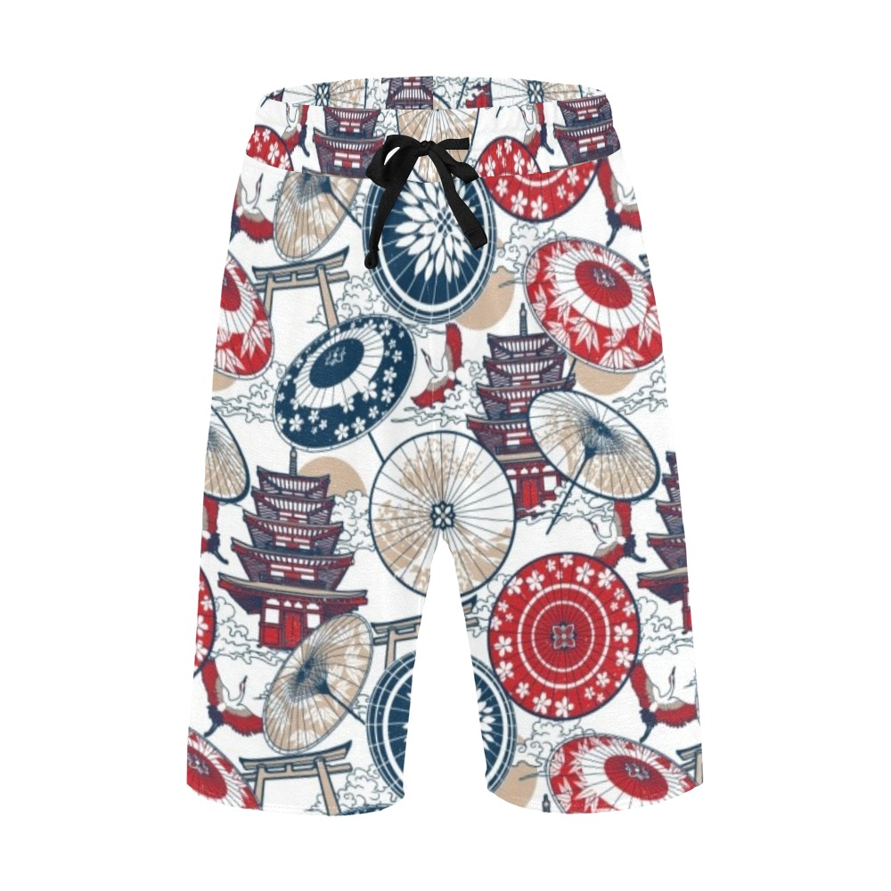 UMBRELLA 0004 Men's All Over Print Casual Shorts (Model L23)