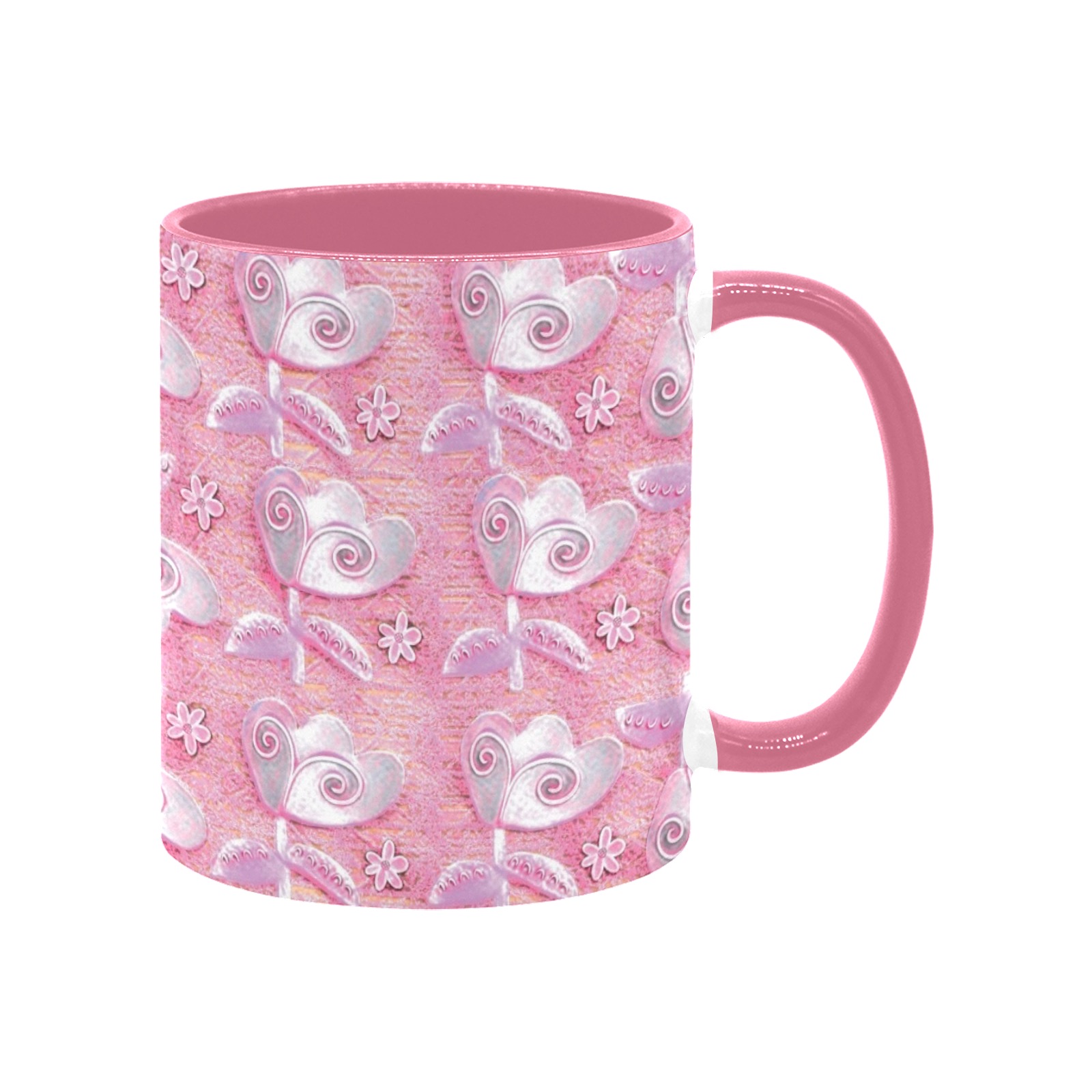 Soft in pink Custom Inner Color Mug (11oz)