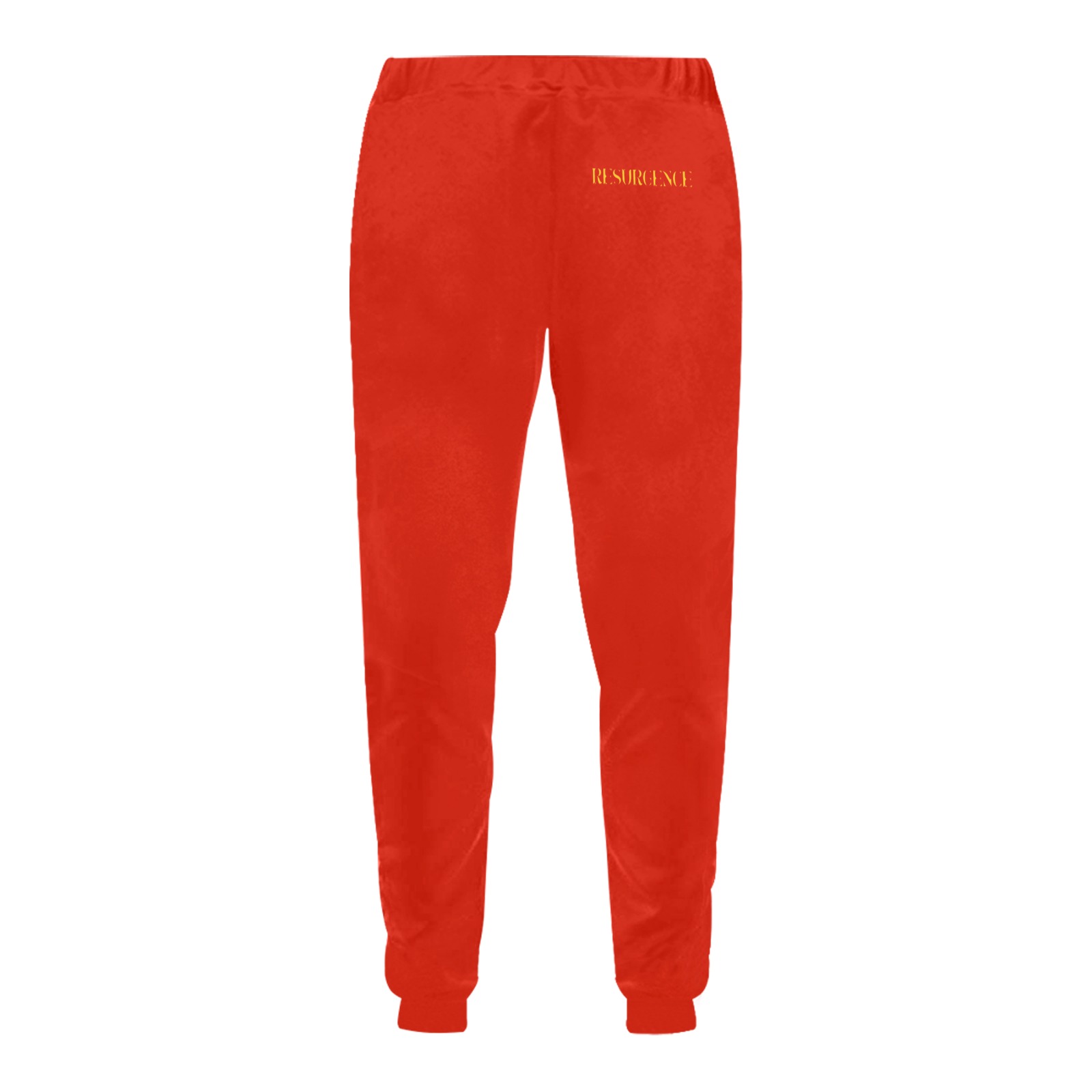 Praise the Sun Red Joggers Unisex Casual Sweatpants (Model L11)