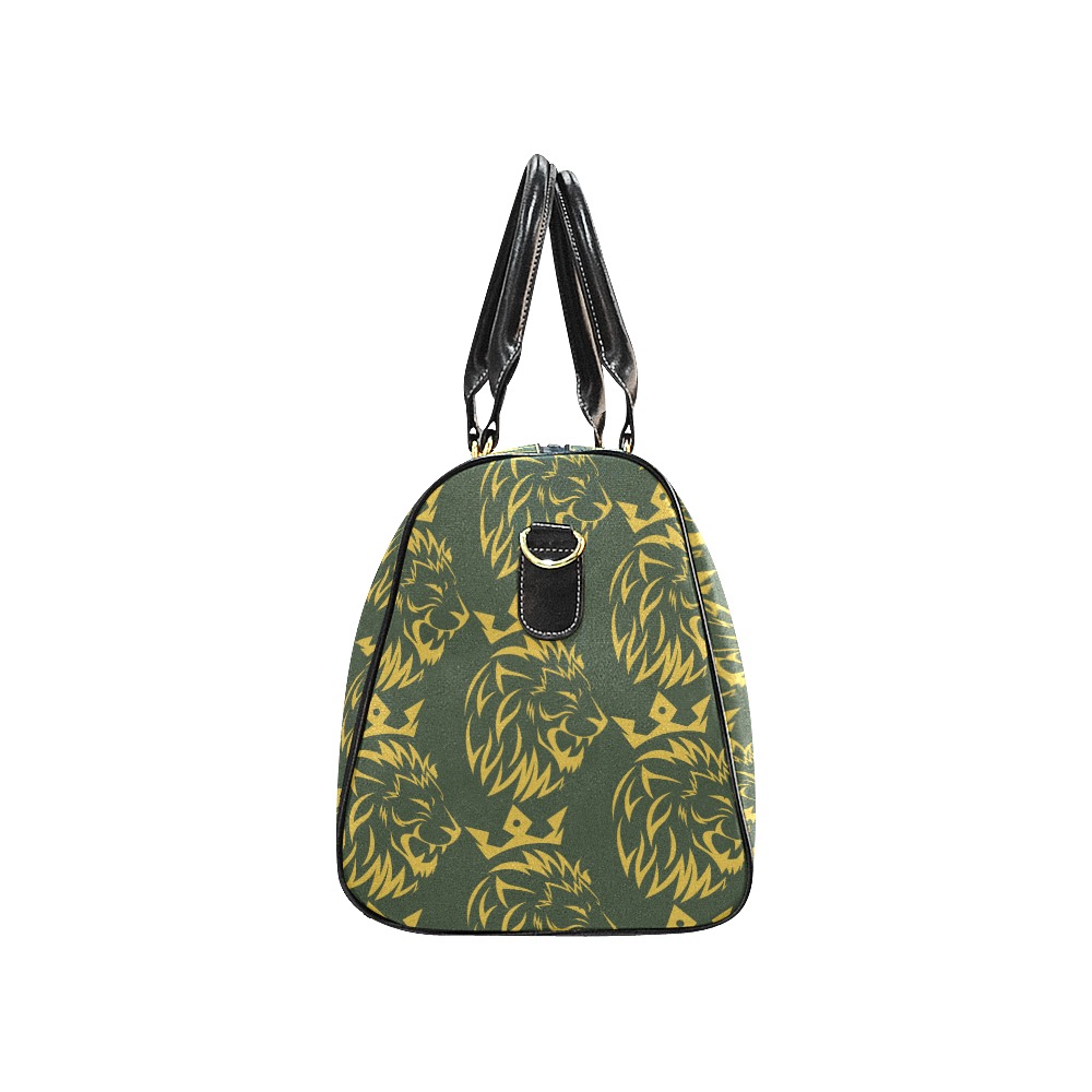 Freeman Empire Leather Duffle Bag (Green) New Waterproof Travel Bag/Large (Model 1639)