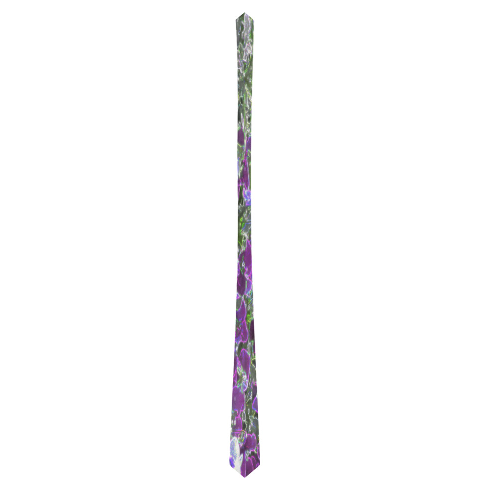 Field Of Purple Flowers 8420 Classic Necktie (Two Sides)