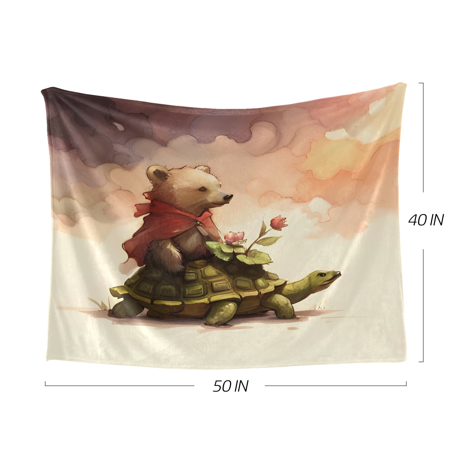 Little Bears 4 Ultra-Soft Micro Fleece Blanket 50"x40"