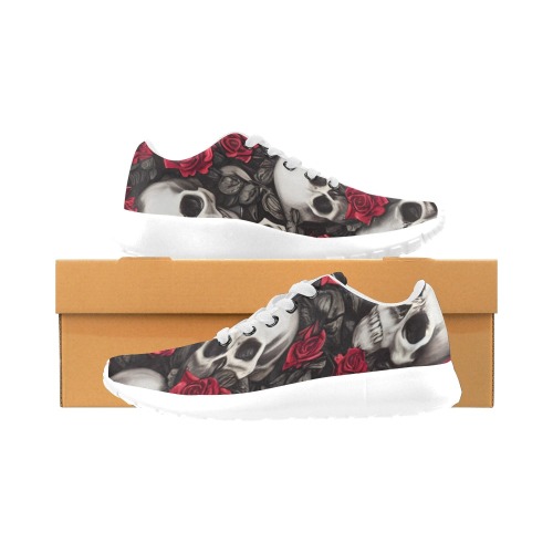 skulls & rosees Women’s Running Shoes (Model 020)