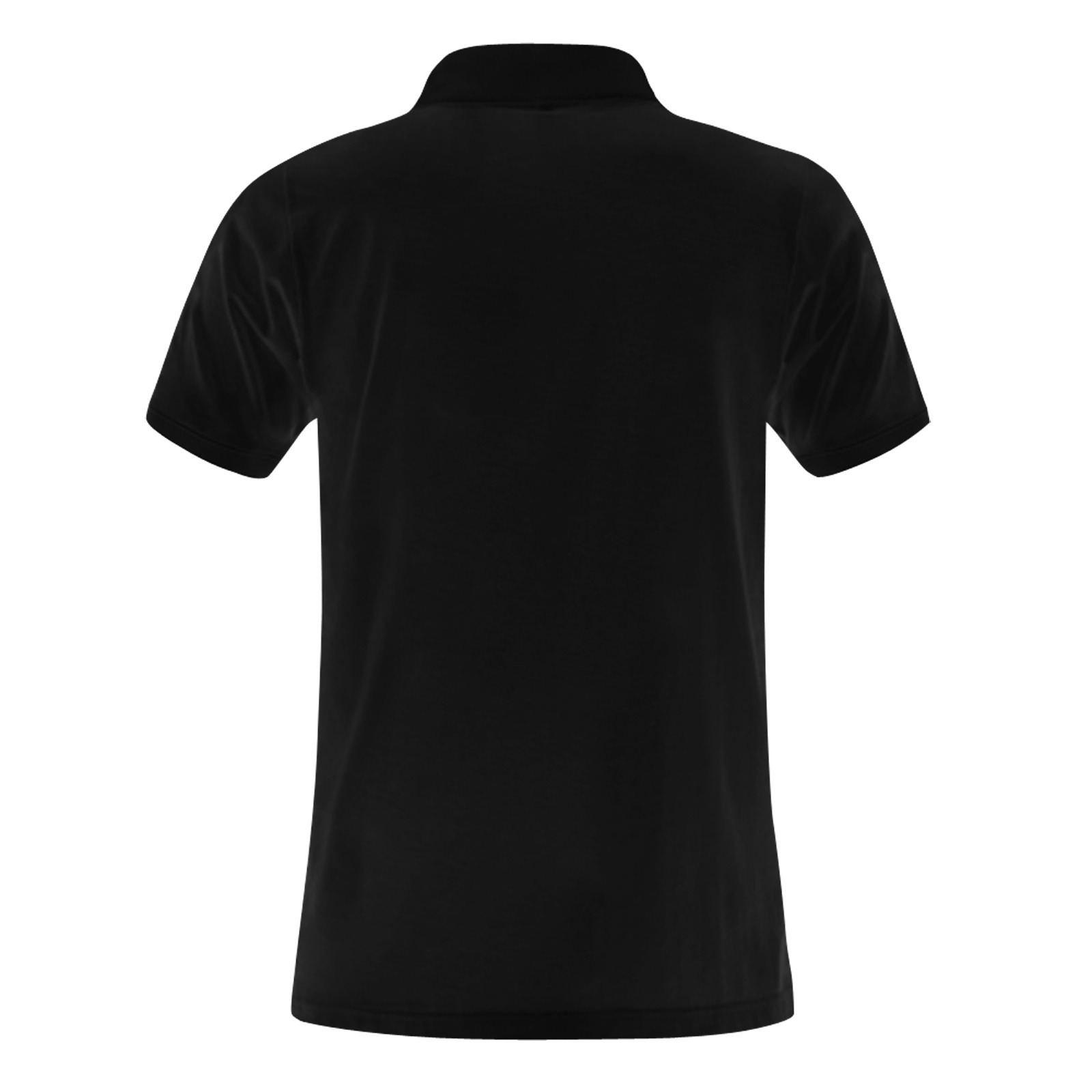 NOQ black Men's Polo Shirt (Model T24)