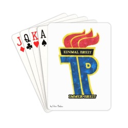 Einmal breit by Nico Bielow Playing Cards 2.5"x3.5"