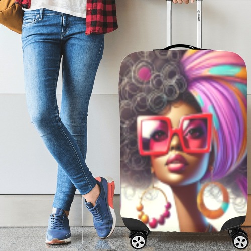 Classy Lady Luggage Cover/Large 26"-28"