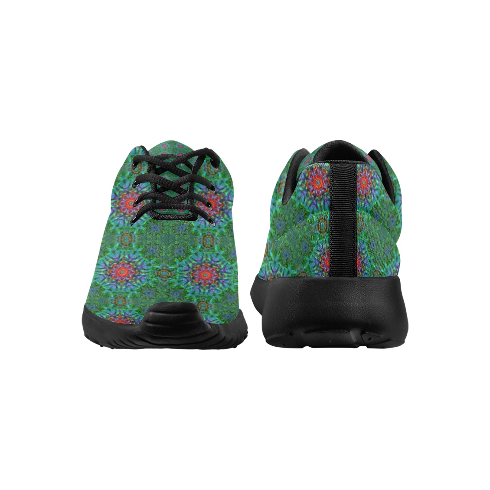 Confianza textile texture mandala pattern Men's Athletic Shoes (Model 0200)