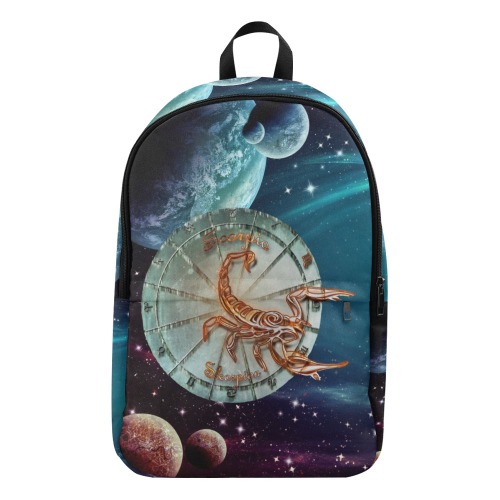 Scorpio and Planets Fabric Backpack for Adult (Model 1659)