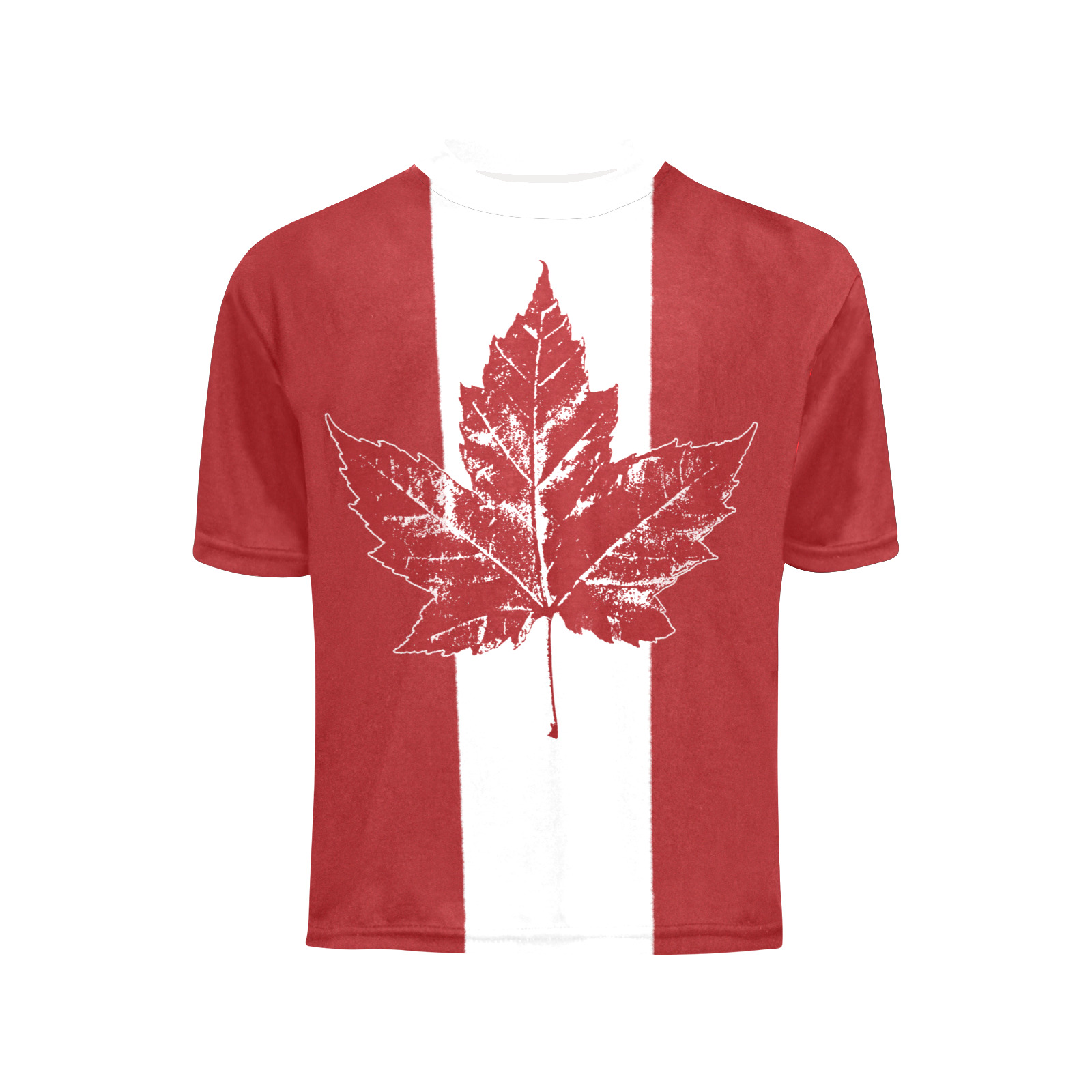 Boy's Cool Canada T-shirts Big Boys' All Over Print Crew Neck T-Shirt (Model T40-2)