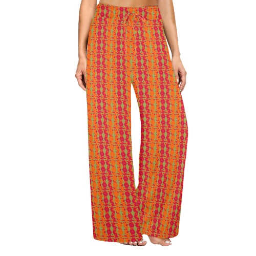 eclectic striped pink orange