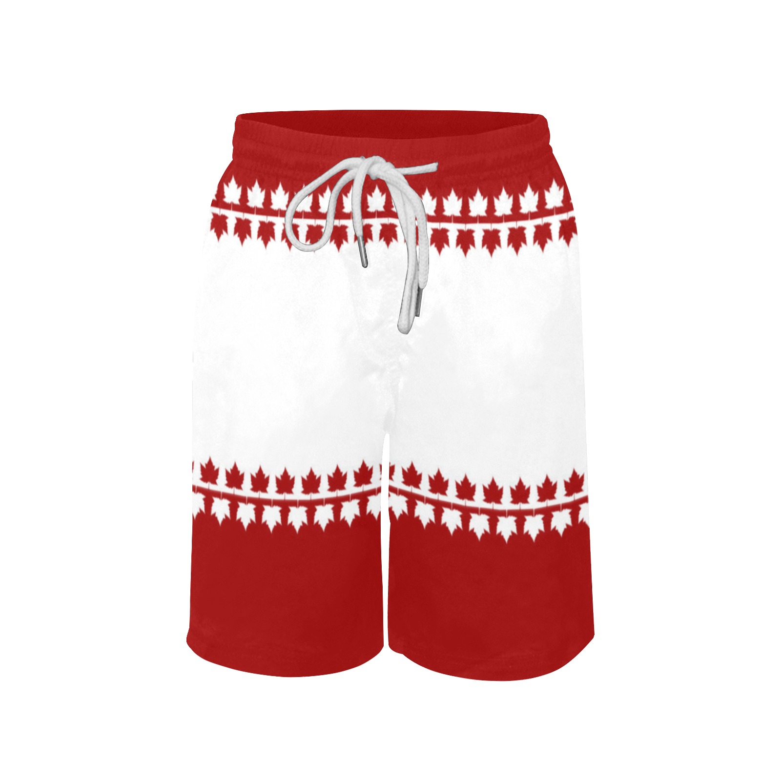 Kid's Classic Canada Swimtrunks Boys' Casual Beach Shorts (Model L52)