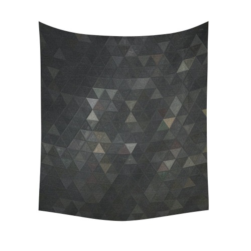 mosaic triangle 26 Cotton Linen Wall Tapestry 51"x 60"