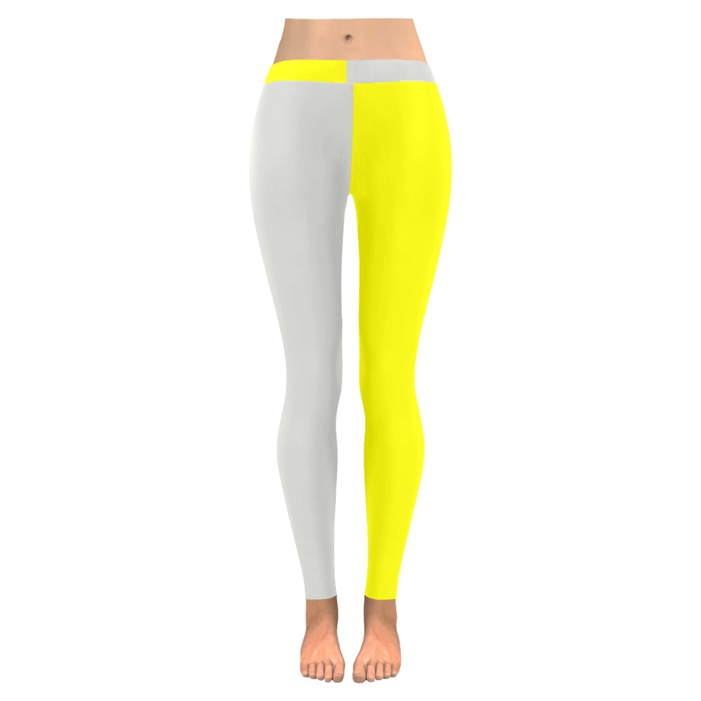 yellowgreyhalf Women's Low Rise Leggings (Invisible Stitch) (Model L05)