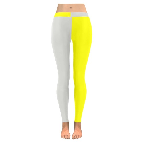 yellowgreyhalf Women's Low Rise Leggings (Invisible Stitch) (Model L05)