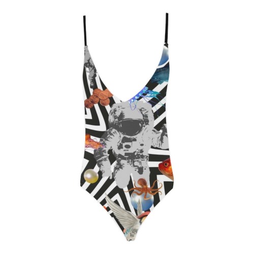 POINT OF ENTRY 2 Sexy Lacing Backless One-Piece Swimsuit (Model S10)