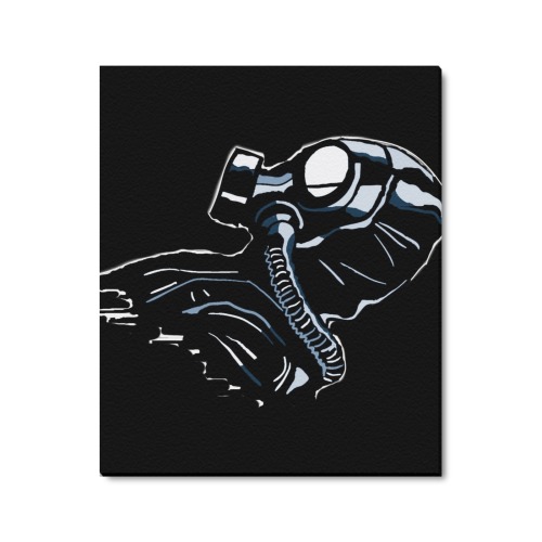 Rubber Guy by Fetishworld Frame Canvas Print 24"x20"