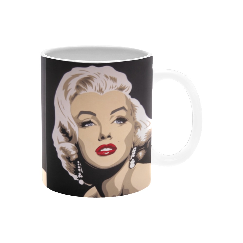 Marilyn Monroe Classic Style Custom White Mug (11OZ)
