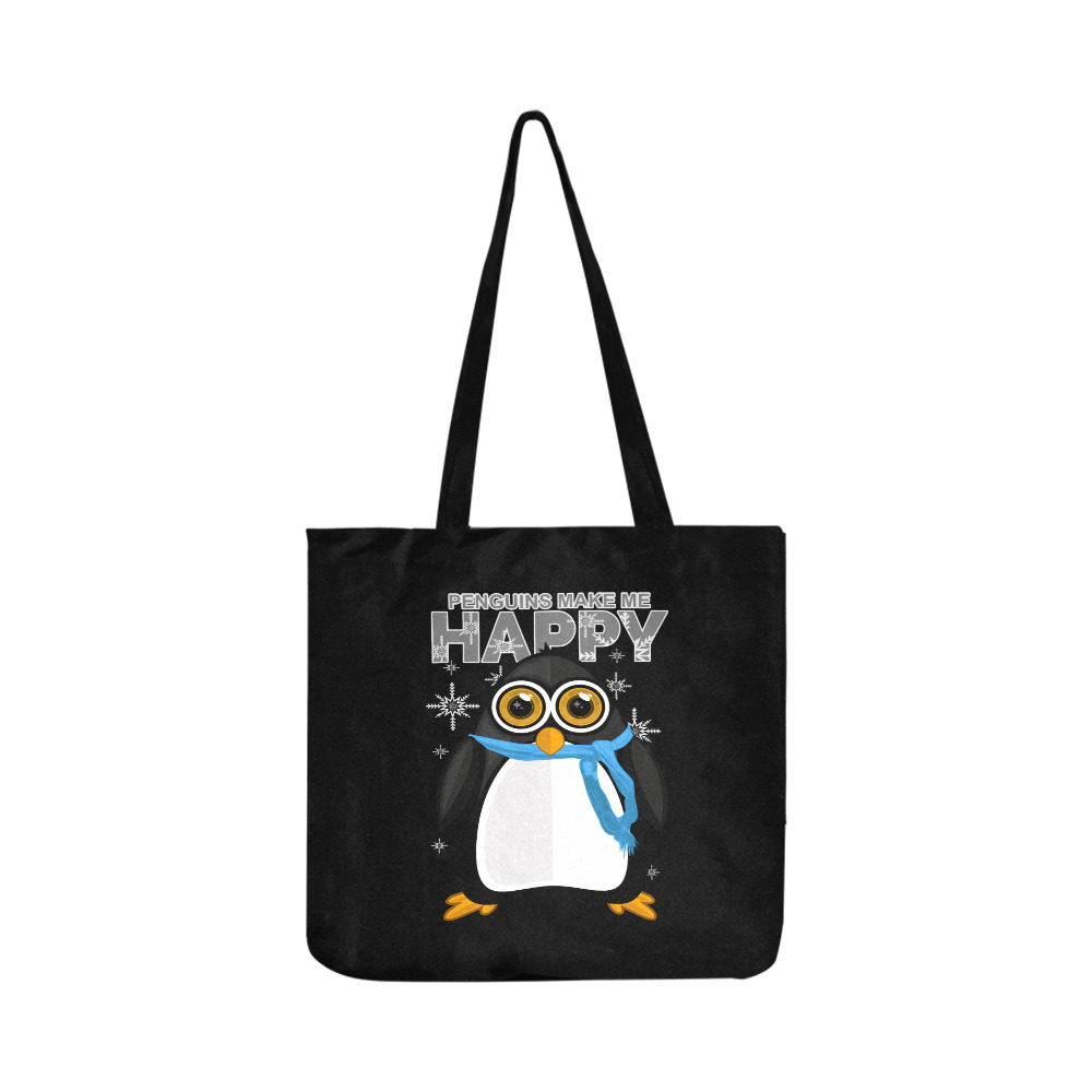 Penguins Make Me Happy Reusable Shopping Bag Model 1660 (Two sides)