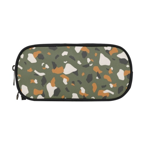 Green terrazzo nature SMP Pencil Pouch/Large (Model 1680)