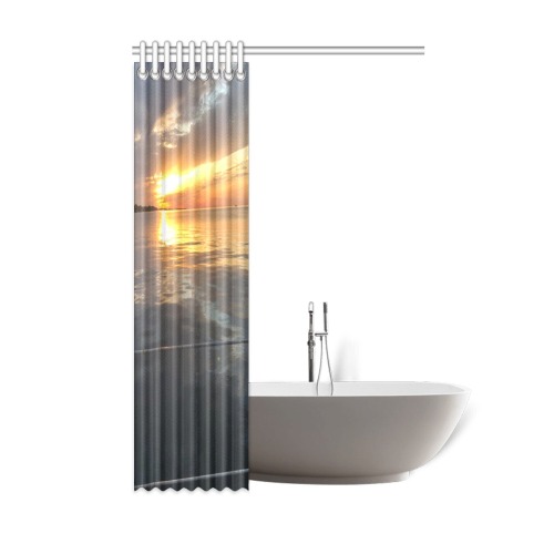 Pier Sunset Collection Shower Curtain 48"x72"