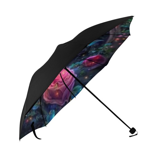 Floral Anti-UV Foldable Umbrella (Underside Printing) (U07)