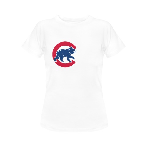 CUBS Women's T-Shirt in USA Size (Front Printing Only)
