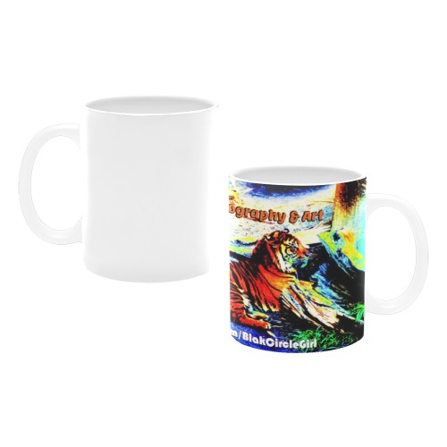 Relaxing Tiger Bright Special Edition White Mug(11OZ)