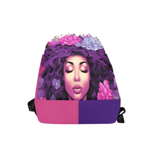 PURPLE BLOOMS BACKPACK Unisex Classic Backpack (Model 1673)