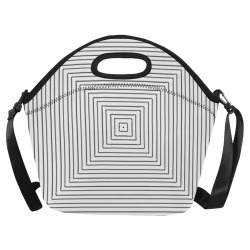 Squares Neoprene Lunch Bag/Large (Model 1669)