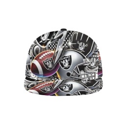 Raiders All Over Print Snapback Hat