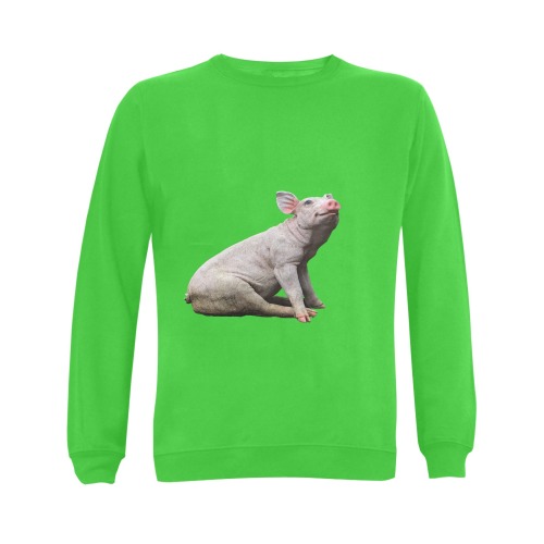 pig g Gildan Crewneck Sweatshirt(NEW) (Model H01)