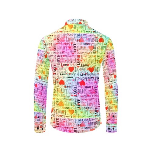 Valentine´s Gay 2022 by Nico Bielow Men's All Over Print Casual Dress Shirt (Model T61)