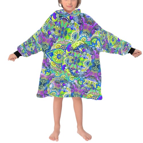 farandole 3 Blanket Hoodie for Kids