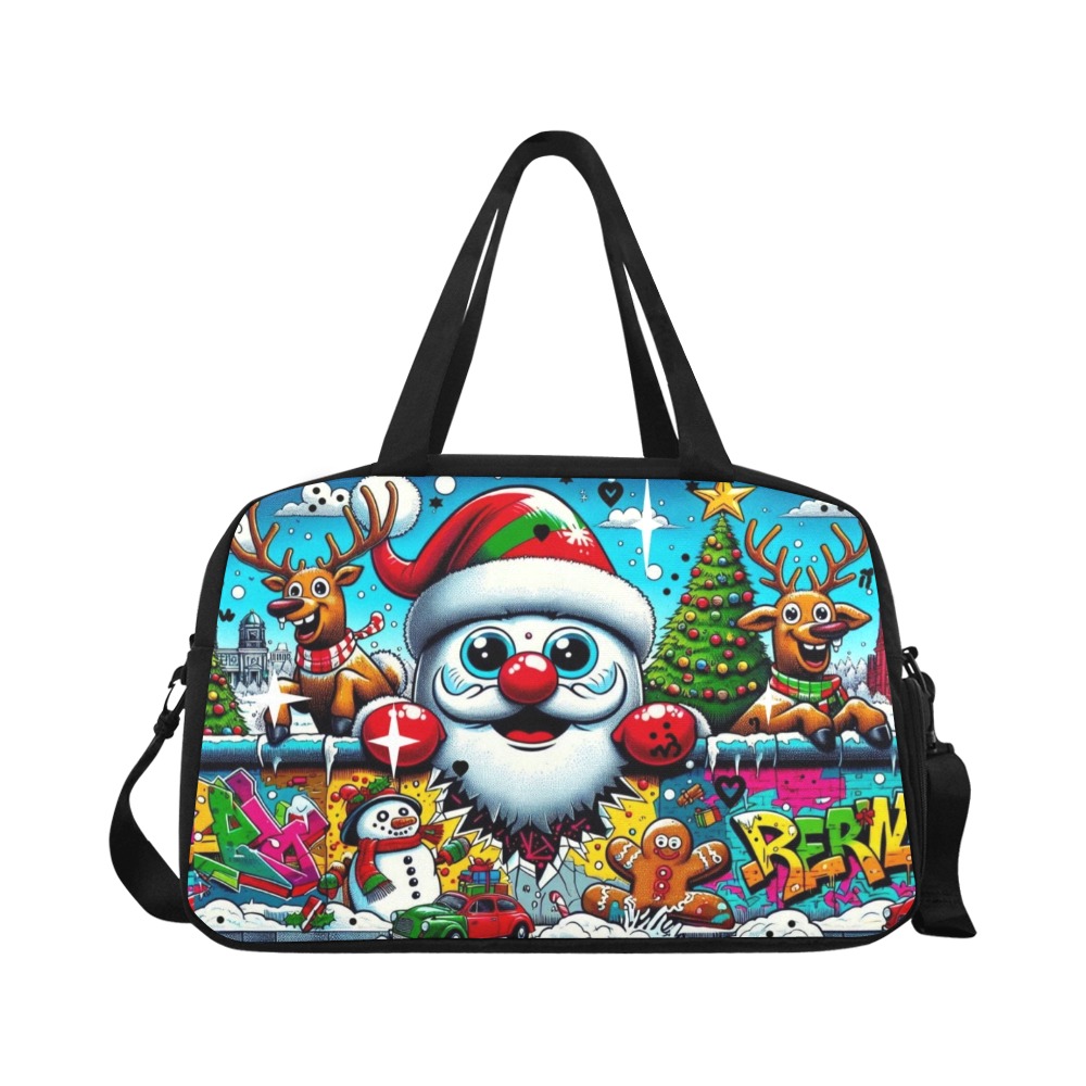 Santa by Nico Bielow Fitness Handbag (Model 1671)